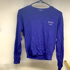 Navy blue light sweatshirt - SM Spiritual Gangster